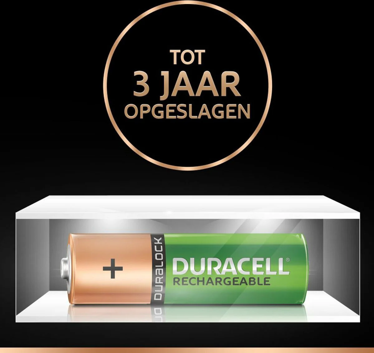 10x Duracell Oplaadbare Batterijen Plus AA 4 stuks