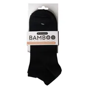 Naproz Bamboo Airco Shortsokken Zwart 3-Pack 39-42 3PR