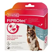 Beaphar Fiprotec Anti Teken- en Vlooiendruppels Hond 10 - 20 kg 4 stuks