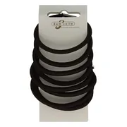 Damselle Haarelastiek Bruin 8ST