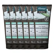 6x Kneipp Douche Men 3-in-1 Fresh & Sensitive 200 ml