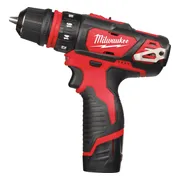Milwaukee M12 BDDXKIT-202C Accu schroefboormachine + 3x hulpstukken 12V 2.0Ah in koffer - 4933447836