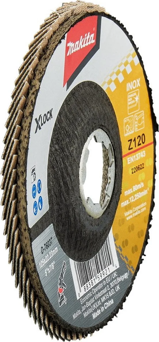 Makita D-76037 Lamellenschuurschijf Z120 X-LOCK | 125 mm