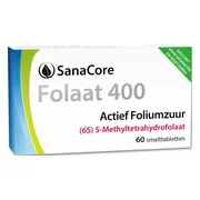 SanaCore Folaat 400 Smelttabletten 60TB