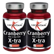 2x Lucovitaal Cranberry X-tra One a Day 120 capsules