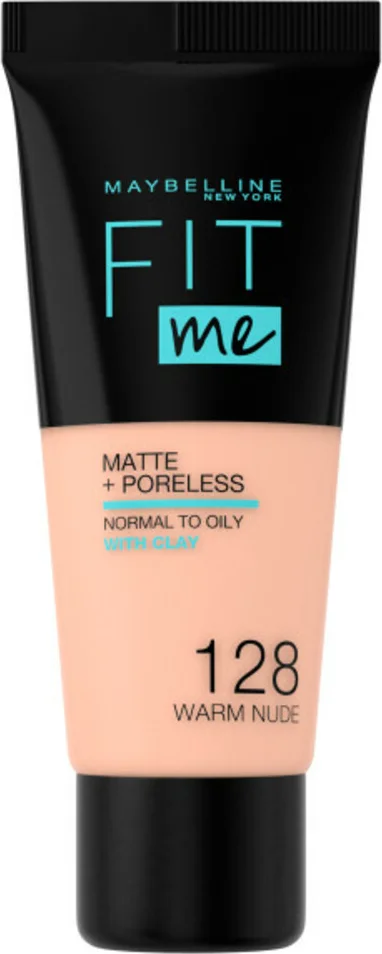 3x Maybelline Fit Me Matte + Poreless Foundation 128 Warm Nude