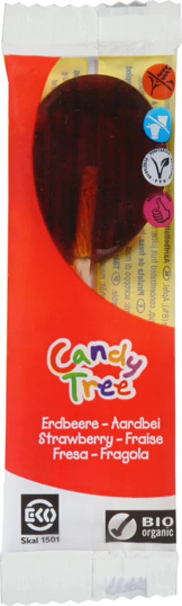 Candy Tree Aardbeien lolly