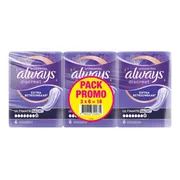 Always Inlegkruisjes Nacht 3x6 stuks