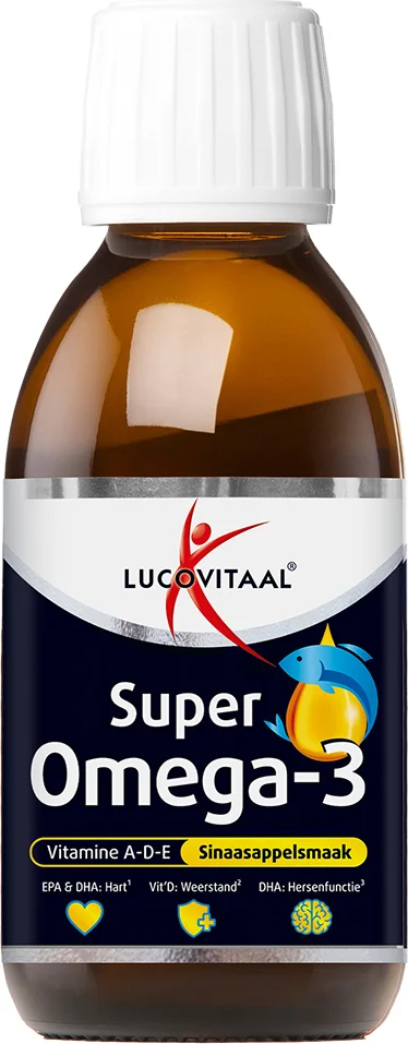 Lucovitaal Omega 3 Vloeibaar Sinaasappelsmaak 125 ml