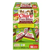 Inaba Churu Fun Bites Wraps Hondensnack Multipack Chicken & Pumpkin 8 x 12 gr