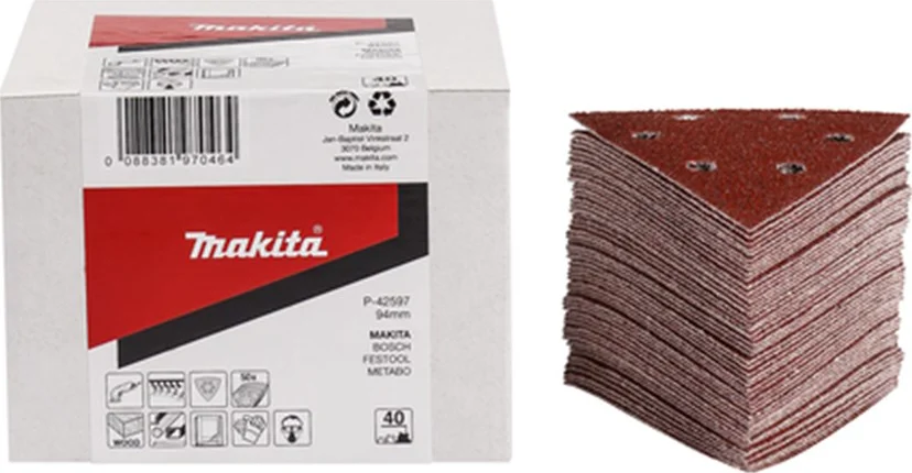Makita P-42634 Schuurvel 3-k K120 red v.