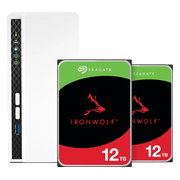 QNAP TS-233 + Seagate Ironwolf 12TB Duo Pack