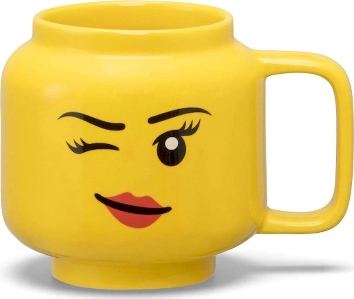 LEGO Kleine keramische mok - knipogend meisje