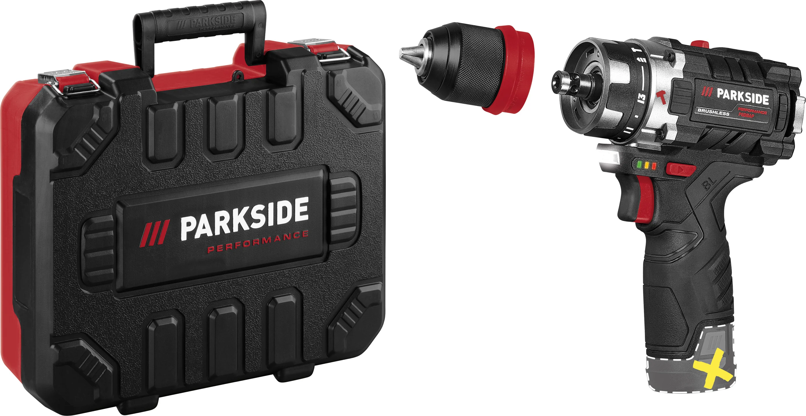 PARKSIDE PERFORMANCE Accu-klopboormachine 12 V zonder accu en lader