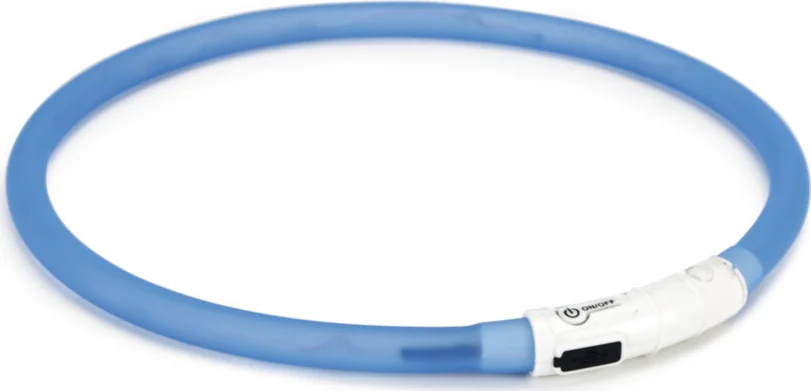 Beeztees Safety Gear Halsband +USB Dogini Blauw 70 x 10 cm