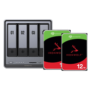 UGREEN NASync DXP4800 Plus + Seagate Ironwolf 12TB Duo Pack