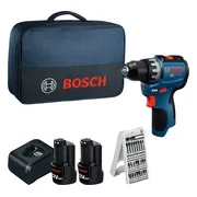 Bosch Professional PRO GSR 12V-31 Accu schroefboormachine + 25x accessoires 2x 2.0Ah - 06019S6004