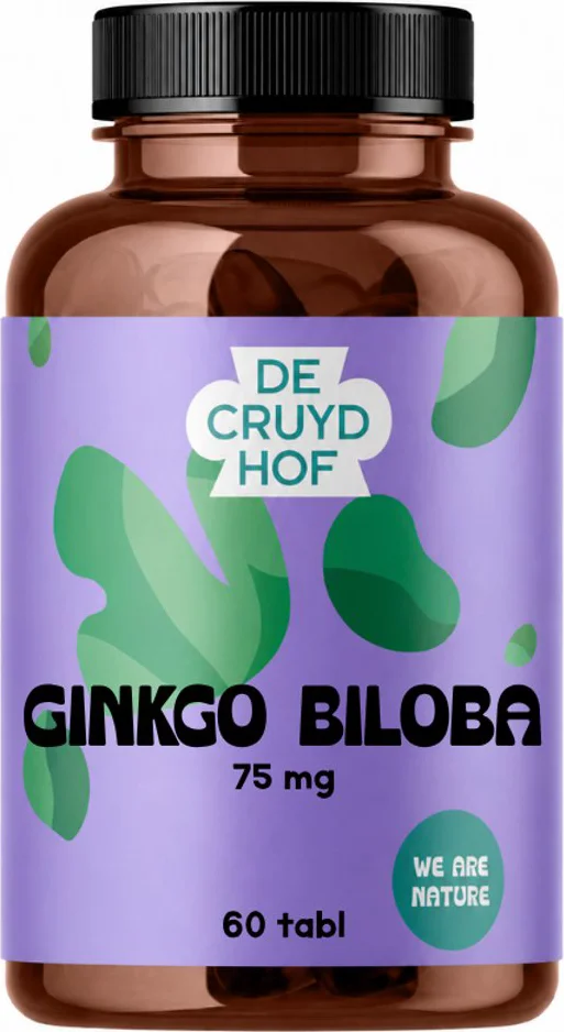 Cruydhof Ginkgo Biloba 75mg Tabletten 60TB