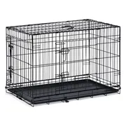 Beeztees Hondenbench Zwart 2 Deurs L 91 cm
