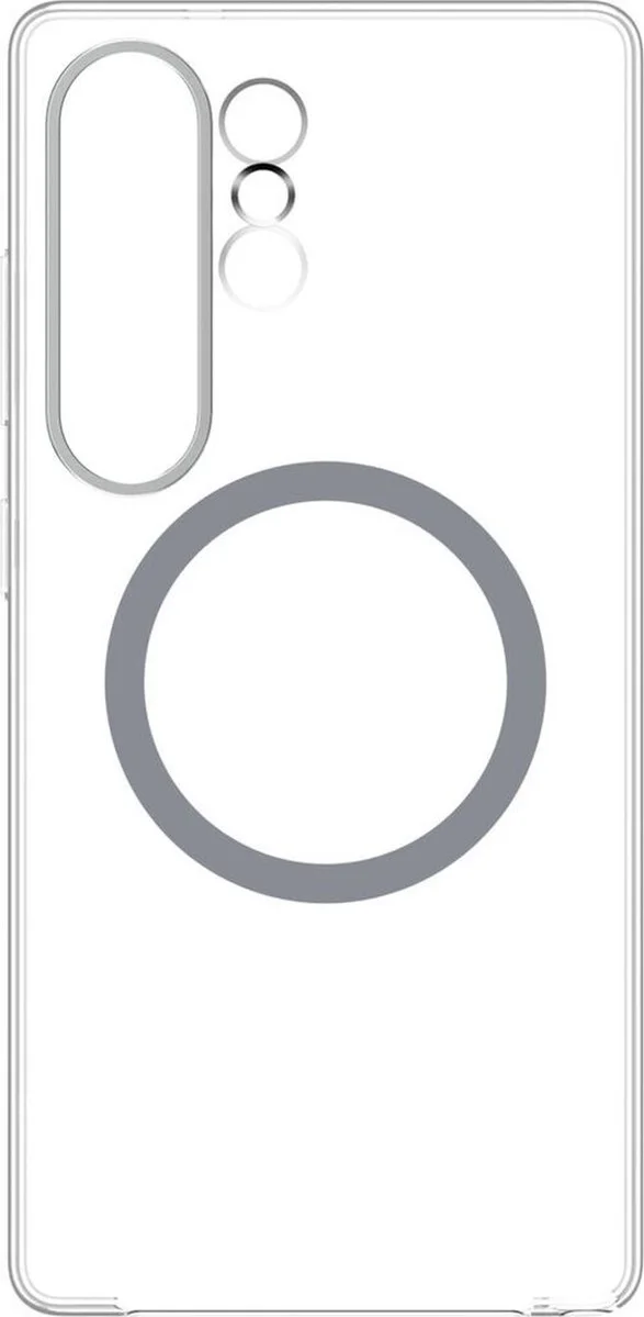 Samsung Galaxy S25 Ultra Back Cover met Magneet Transparant