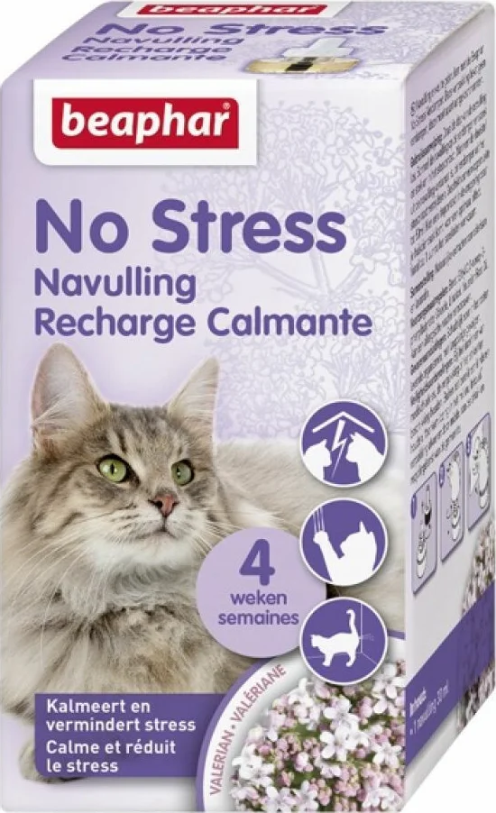 3x Beaphar No Stress Kat Navulling 30 ml
