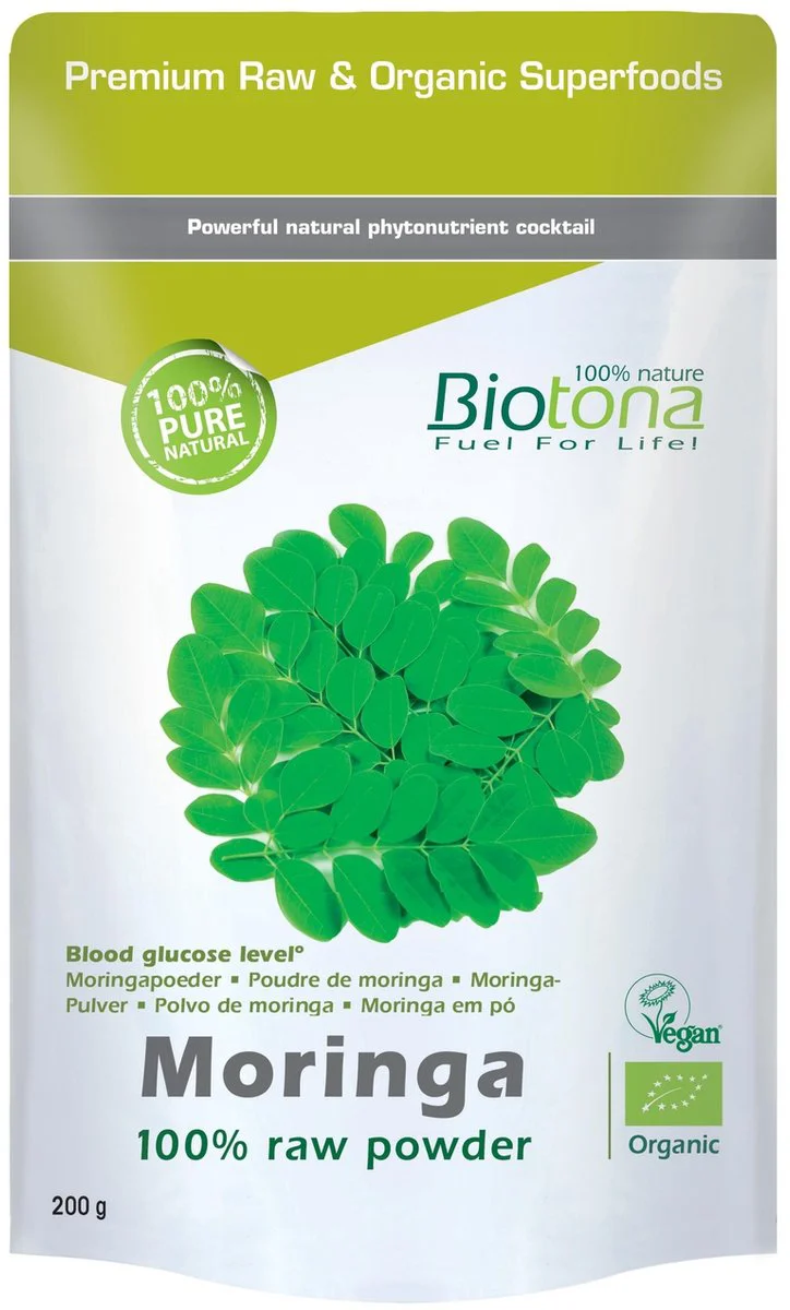 Biotona Moringa Powder Raw 200GR