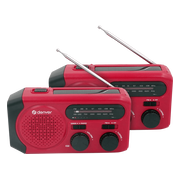 Denver SCR-2010 Noodradio Rood Duo Pack