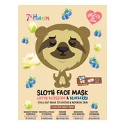 7th Heaven Sloth Face Mask Lotus Blossom & Blueberry