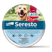 Seresto Anti Vlooien en Teken Halsband Hond Vanaf 8 Kg 2-Pack 70 cm