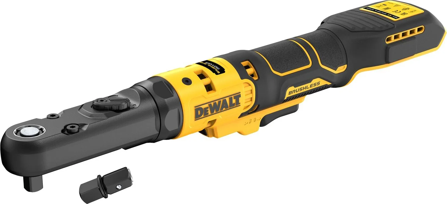 DeWALT DCF510N Accu haakse ratelsleutel 3/8" & 1/4" borgpin 18V XR Basic Body