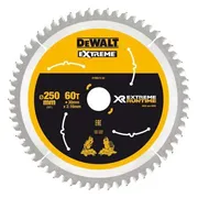 DeWALT Cirkelzaagblad voor Hout | Extreme Runtime | Ø 250mm Asgat 30mm 60T - DT99573-QZ
