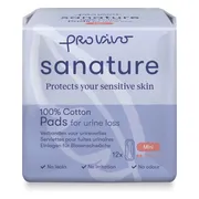 Sanature Pro Vivo 100% Katoen Verbanden voor Urineverlies Mini 12ST
