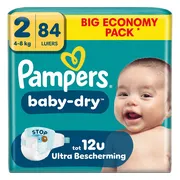 2x Pampers Baby Dry Luiers Maat 2 (4-8kg) 42 stuks