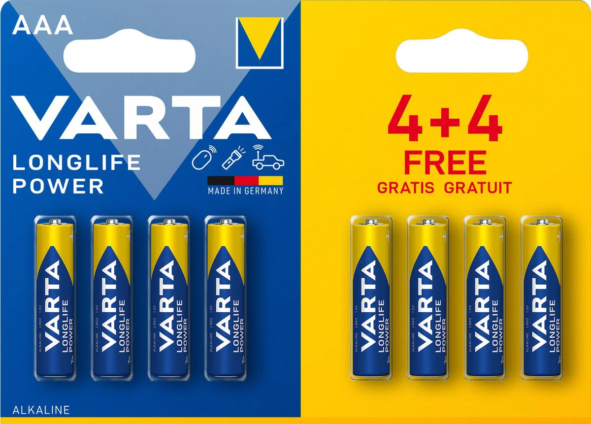 Varta Longlife Power Aaa 8ST