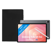 Samsung Galaxy Tab S11 11 inch 128GB Wifi en 5G Grijs Enterprise Edition + Book Case Zwart