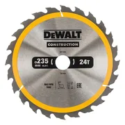 DeWALT Cirkelzaagblad voor Hout | Construction | Ø 235mm Asgat 30mm 24T - DT1954-QZ