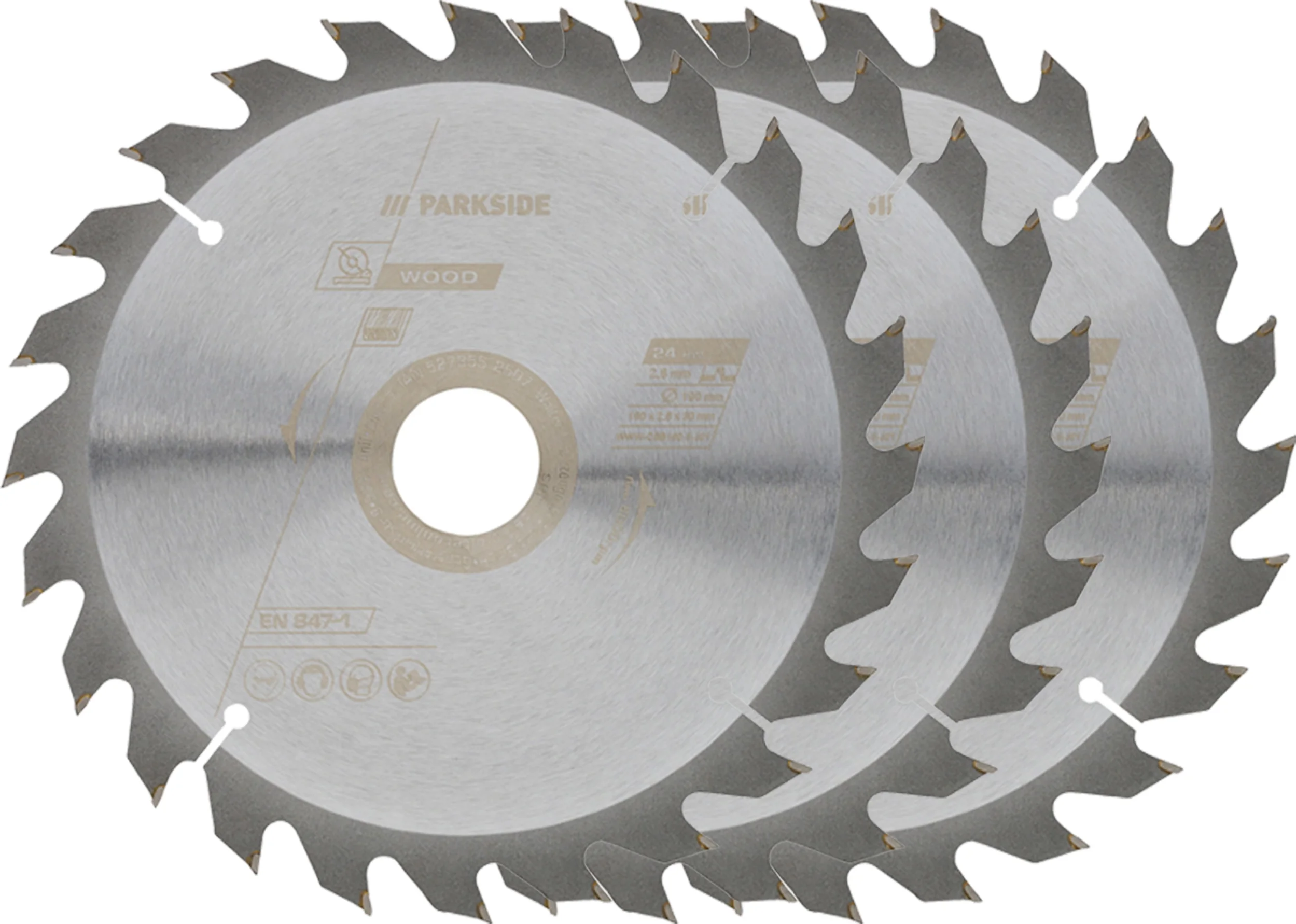 PARKSIDE Cirkelzaagbladen (190 mm 3 stuks)