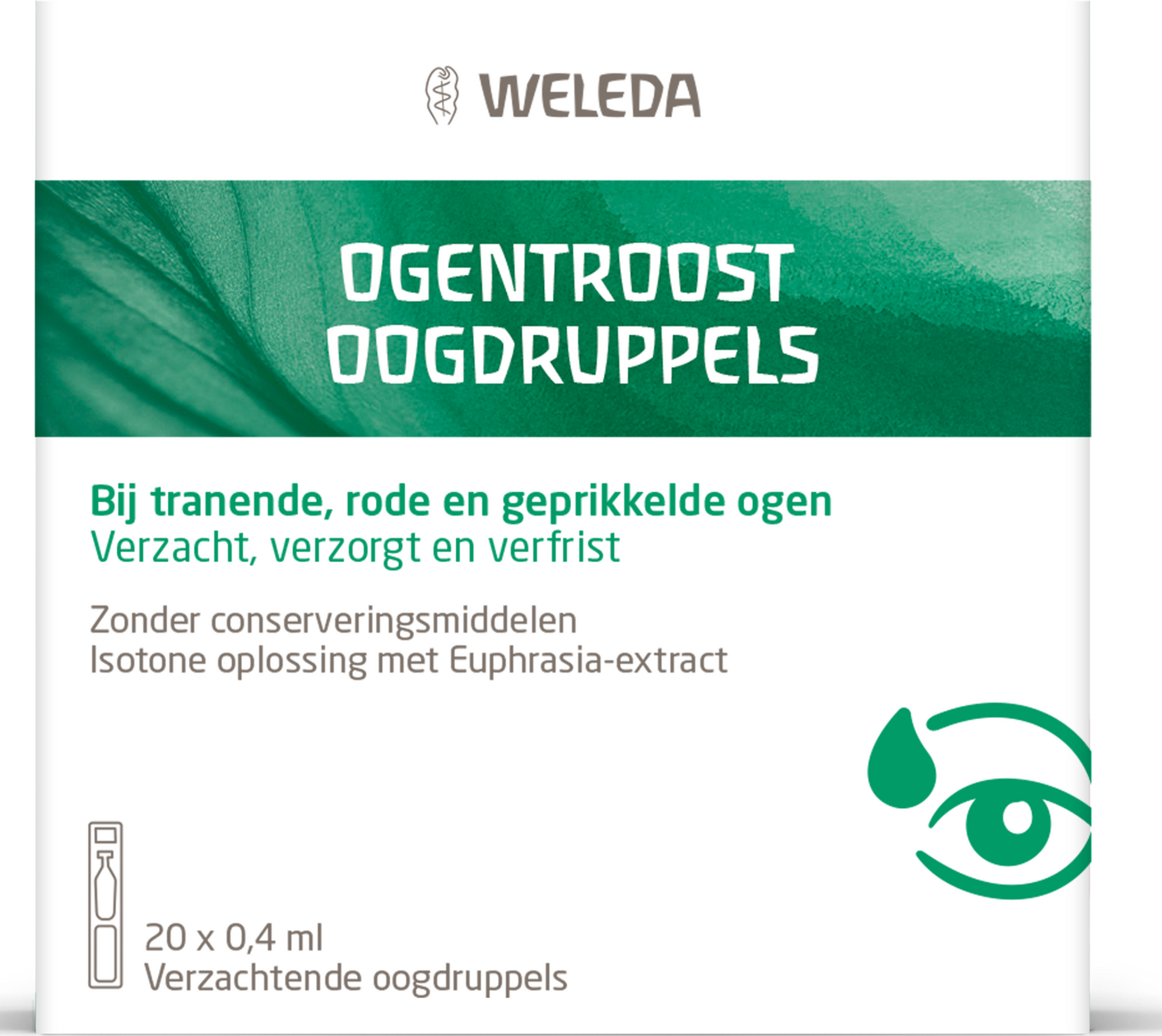WELEDA Ogentroost Oogdruppels Ampullen 20 stuks