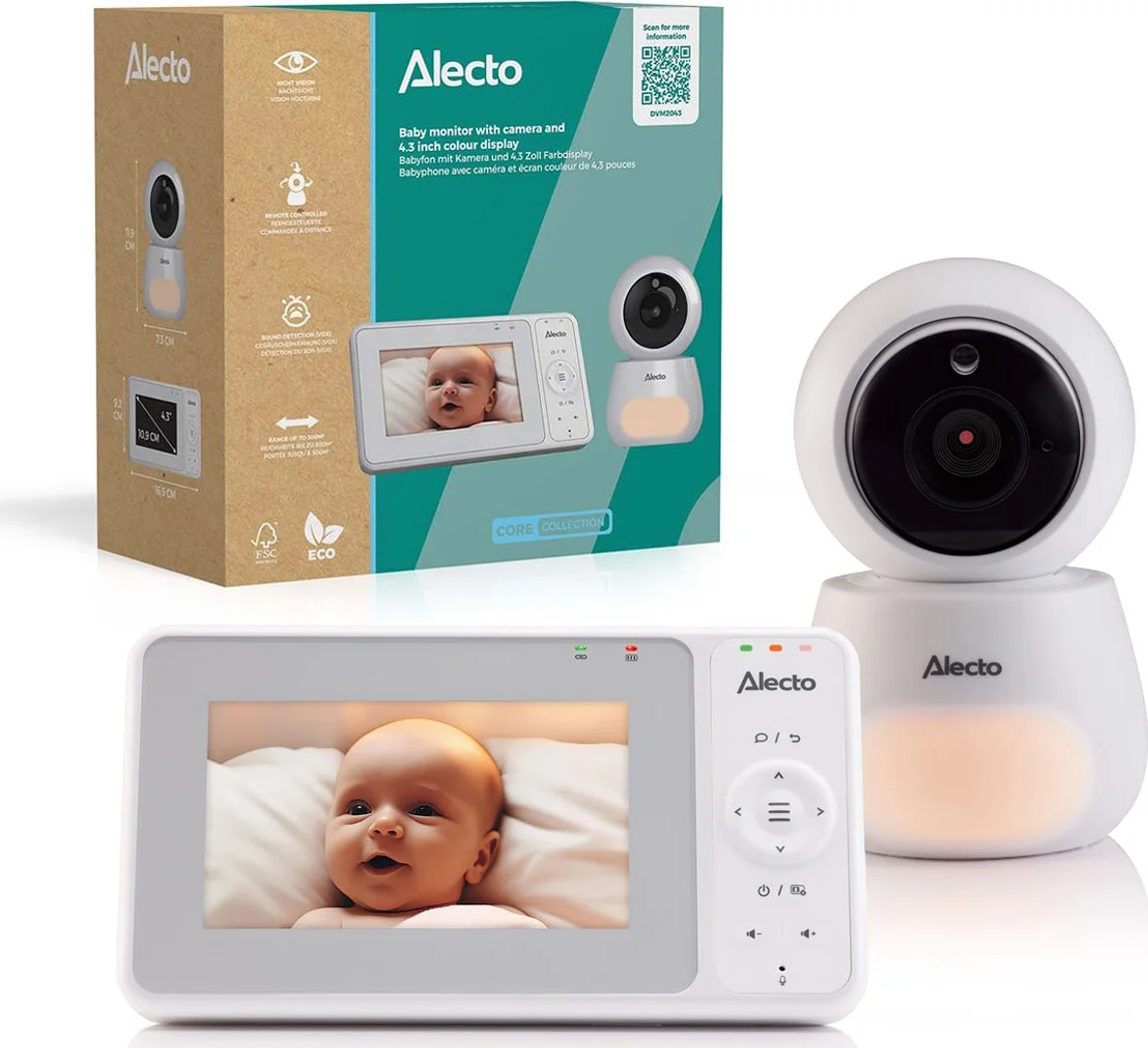 Alecto DVM2043 Babyfoon met Camera 4,3-inch