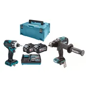 Makita DK0256G201 Accu combiset 2-delig (DF003G + TD004G) XGT 40V Max 4.0Ah in Mbox