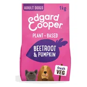 6x Edgard & Cooper Plantaardig Hondenvoer Rode Biet - Pompoen 1 kg