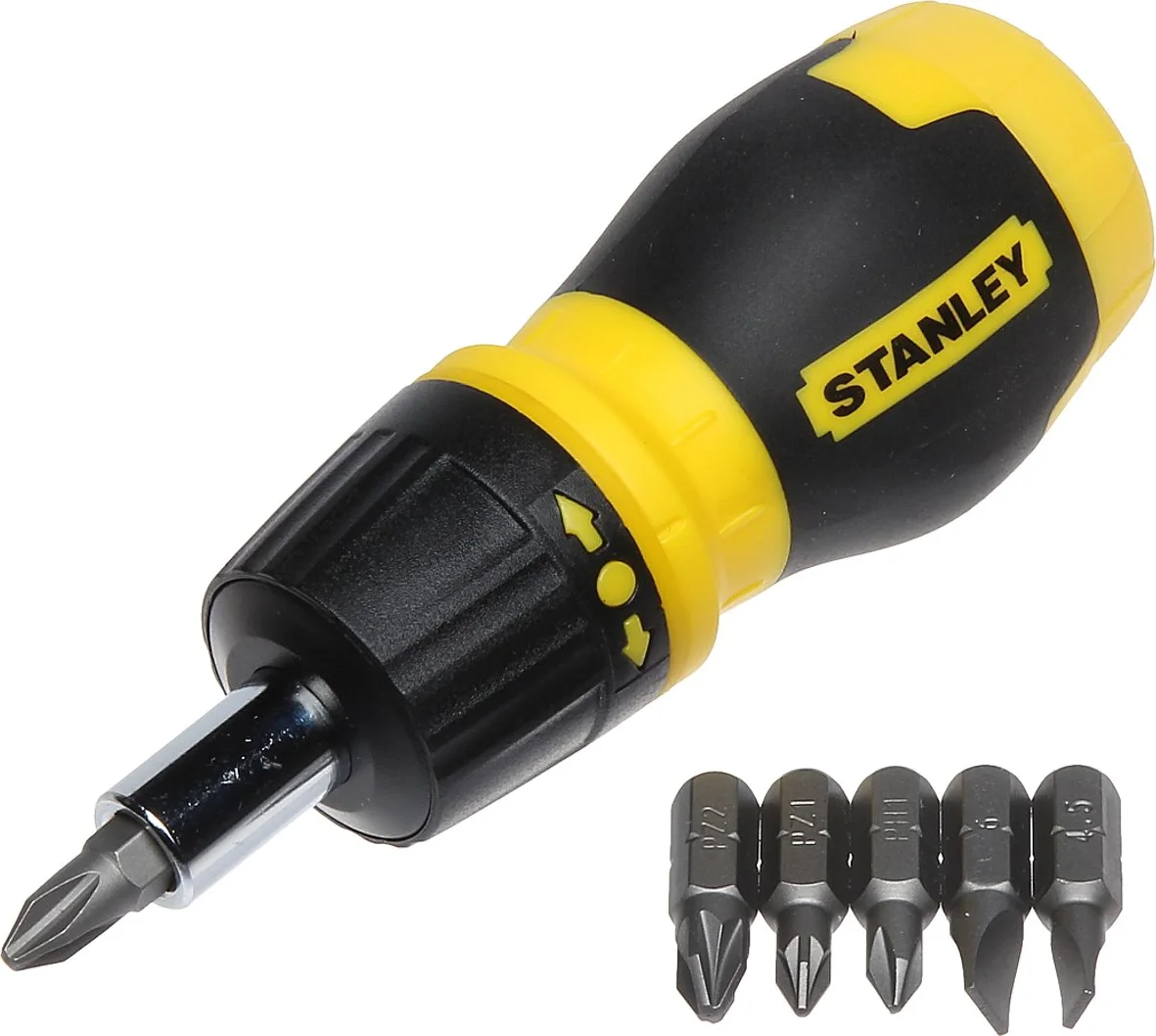 Stanley 0-66-358 Multibit Stubby Schroevendraaier Ratel
