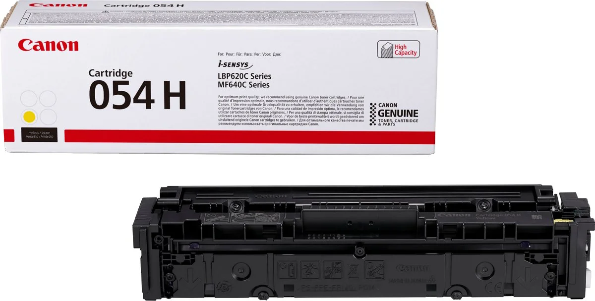 Canon 054 H Toner Geel (Hoge capaciteit)