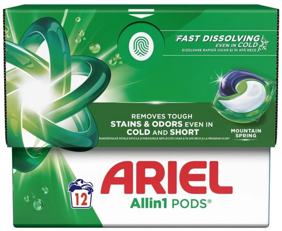 4x Ariel Wasmiddel Allin1 Pods Original 12 stuks