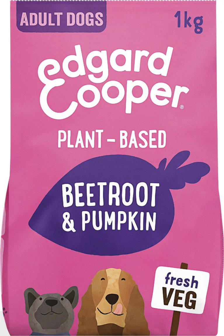Edgard & Cooper Plantaardig Hondenvoer Rode Biet - Pompoen 1 kg