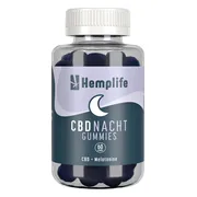 Hemplife CBD + Melatonine Nacht Gummies 60ST