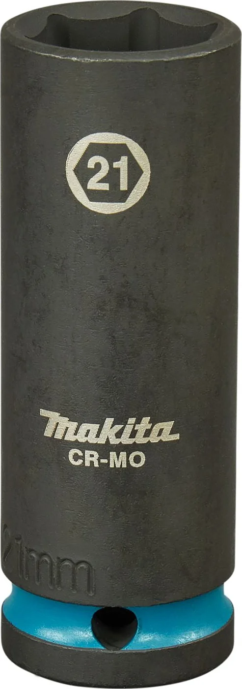 Makita E-16508 Impact Black Krachtdop 1/2" lang | 21 mm