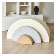 Petite Amélie Foam Blokken Speelset Regenboog - Montessori Balansspeelgoed 3 delig - Het Balance Board Alternatief vanaf 2 jaar - Klim, Schommel & Bouw