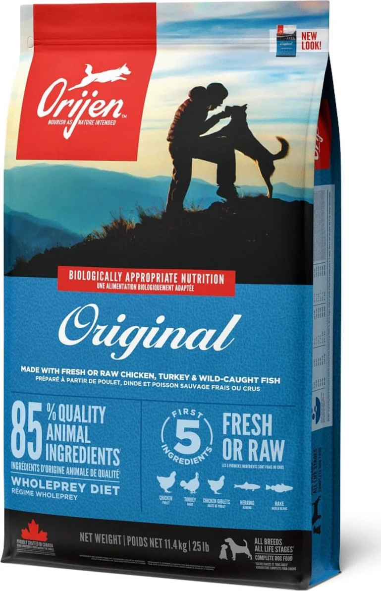 Orijen Hondenvoer Whole Prey Original Dog 11,4 kg
