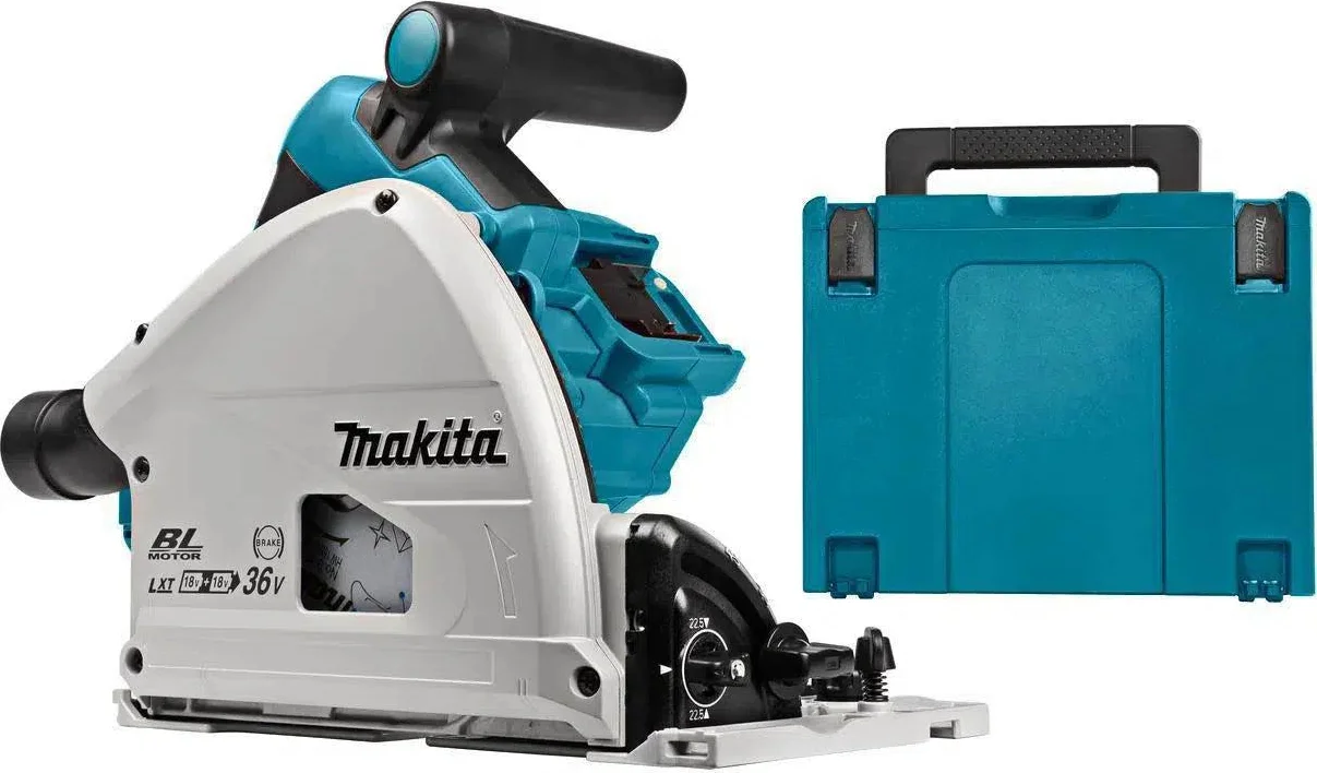 Makita DSP600ZJ Accu Invalcirkelzaag 165mm 2x18V Basic Body in Mbox